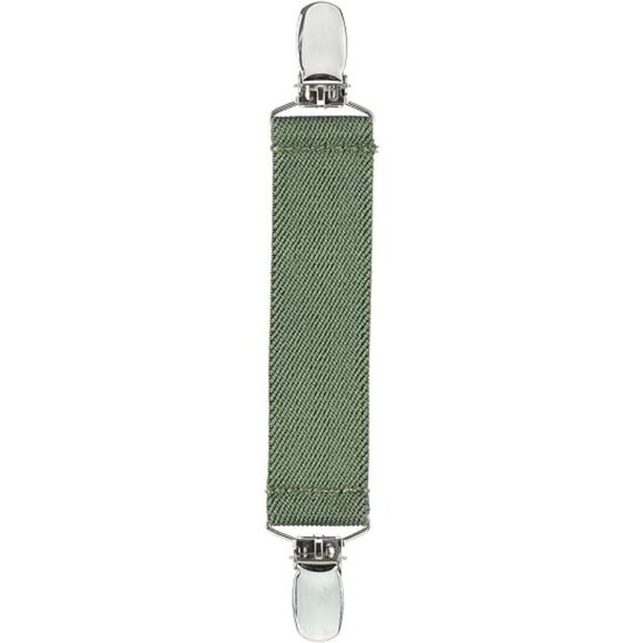 Hold'Em Elastic Scarf and Hat Clips Attacher Extra Heavy Clips  - Olive Green - Picture 1 of 7